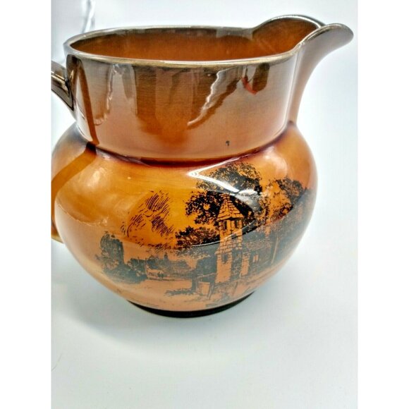 Vintage Ridgway Pottery Pitcher "Coaching Days & Coaching Ways" Series - Picture 5 of 8